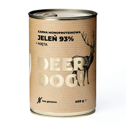 Wet food Deer Dog DEER+MINT