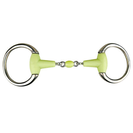 Double jointed eggbutt snaffle bit York flavoured 19 mm