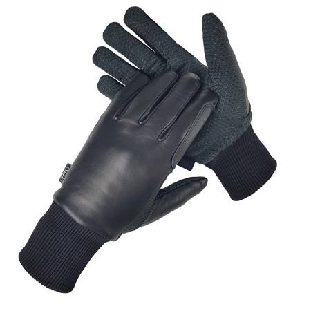 Leather gloves York Evy