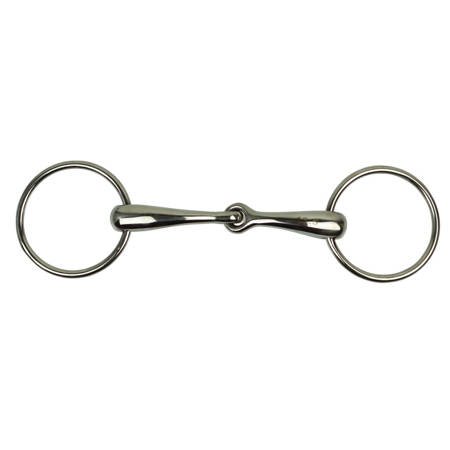 Loose ring snaffle bit York single jointed 17mm