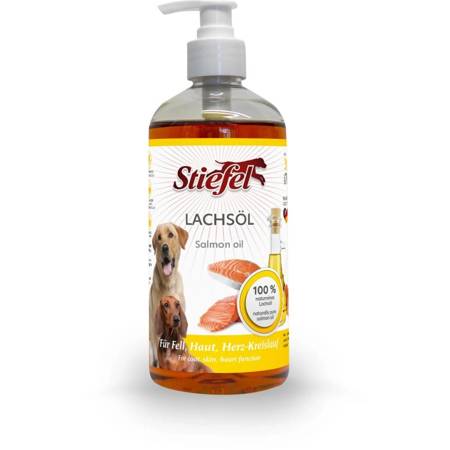 Salmon Oil for dogs Stiefel 500 ml