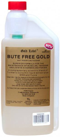 Bute Free Gold Gold Label prep z kurkumą 1L