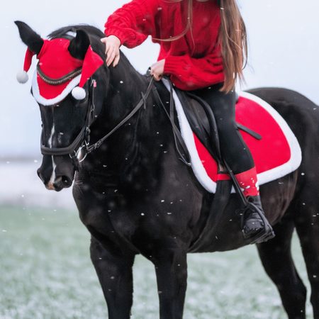 Saddle pad York Christmas
