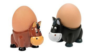 Egg Cups HR horse-shaped