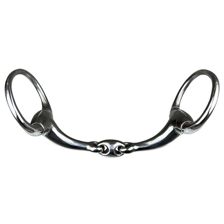 Double jointed eggbutt snaffle bit York anatomic 16 mm