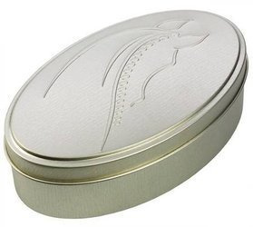 Pudełko metalowe HR owalne z głową konia