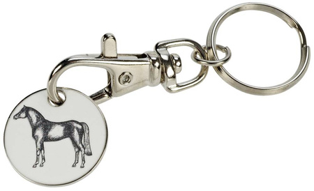 Key ring HR horse and horseshoe