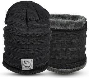 Winter hat with tube scarf York