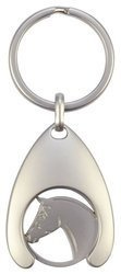 Key ring HR with token Horse Head