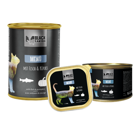 Karma mokra dla kota Black Canyon Menü z rybą i dynią 200 g