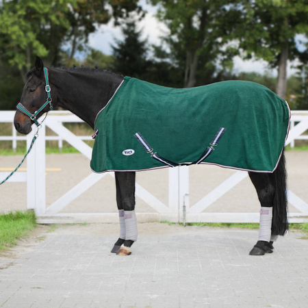 Fleece rug York Britta with surcingles