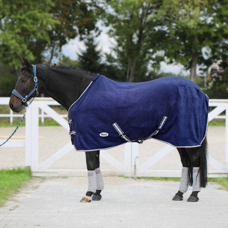 Fleece rug York Britta with surcingles
