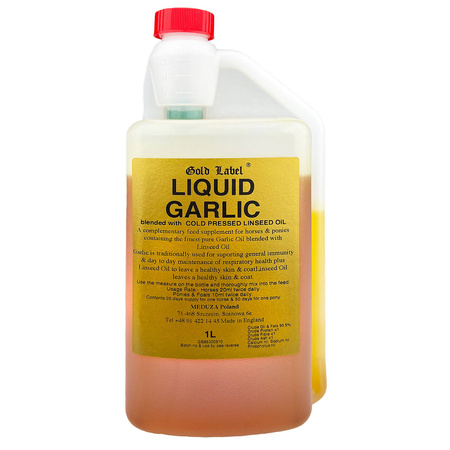 Liquid Garlic Gold Label czosnek w płynie 1 l