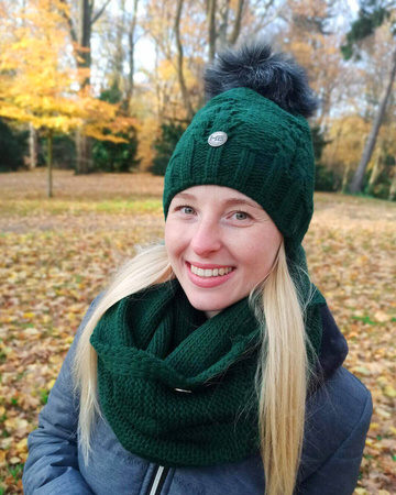 Wintermütze mit Schal Horsenjoy Mirella