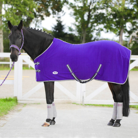 Fleece rug York Britta with surcingles