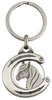 Key ring HR horseshoe with horse head token