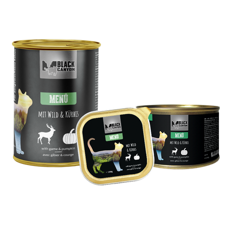 Menü mit Wild & Kürbis 410 g