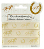 Ribbon HR gold with horses and horseshoes