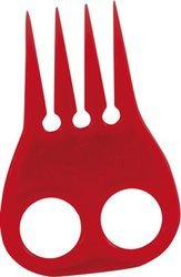 Grzebyk York do koreczków czerwony