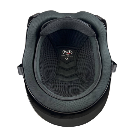 Riding hat York Saphire Shiny Gun