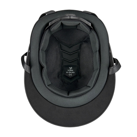 Riding hat York Amethyst Shiny Black