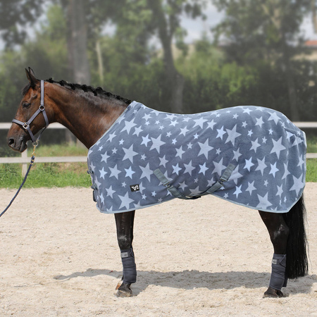 Fleece rug York Stars with straps