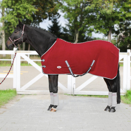Fleece rug York Britta with surcingles
