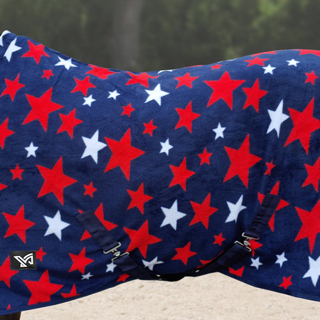 Fleece rug York Stars with straps