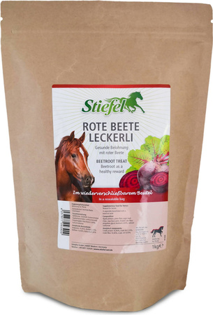 Rote Beete Leckerli Stiefel beetroot treats