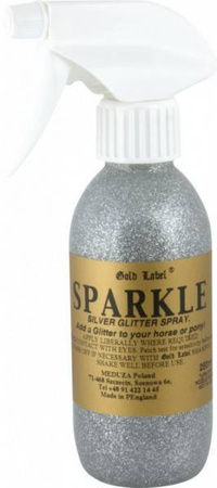 Sparkle Spray Silver Gold Label spray kolor. 250ml