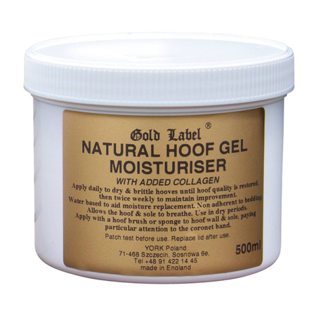 Hoof Gel Moisturiser Natural Gold Label 500 ml