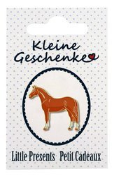 Lapel Pin HR Horse chestnut
