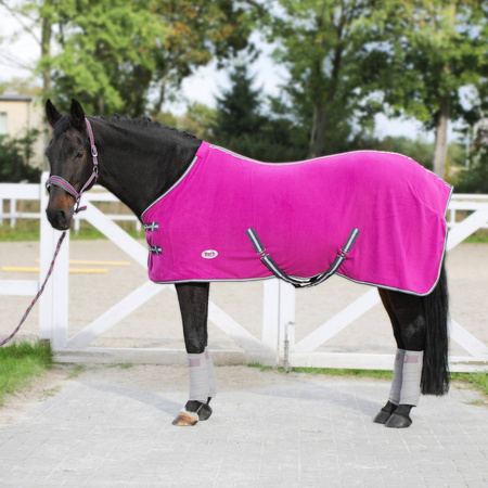 Fleece rug York Britta with surcingles