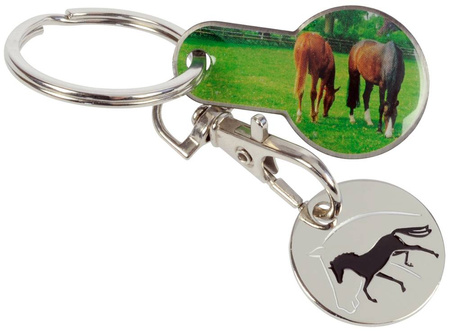 Key ring HR with token Horses