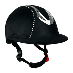 Riding hat York Amethyst Velvet