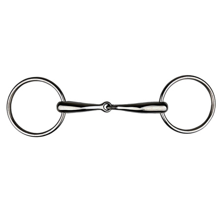 Loose ring snaffle bit York single jointed 17mm