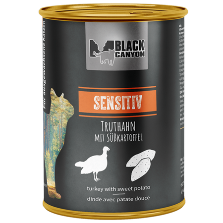 BLACK CANYON Cat "Sensitiv" Truthahn 410 g