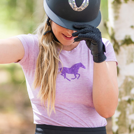 T-shirt York Glitter Horse women's