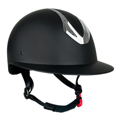 Riding hat York Amethyst Shiny Silver