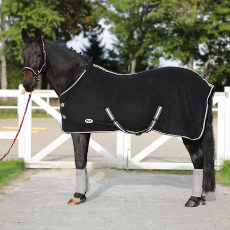 Fleece rug York Britta with surcingles