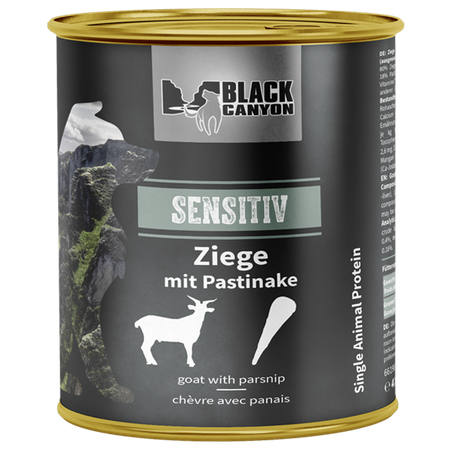 Karma mokra dla psa Black Canyon Sensitiv Koza z Pasternakiem 820 g