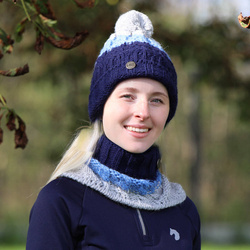 Winter hat with tube scarf Horsenjoy Kaja