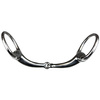 Single jointed eggbutt snaffle bit York 17 mm