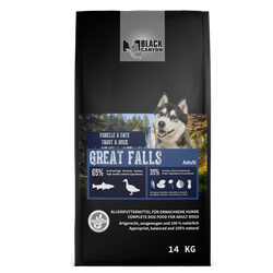 Great Falls dry dog food Trout & Duck 5 kg