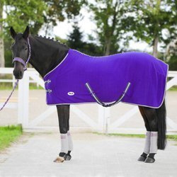 Fleece rug York Britta with surcingles