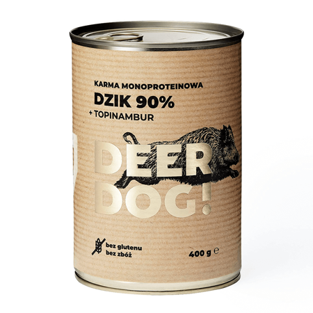 Karma mokra Deer Dog DZIK+TOPINAMBUR